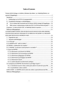 Sociologie de la femme et du genre au Burkina Faso