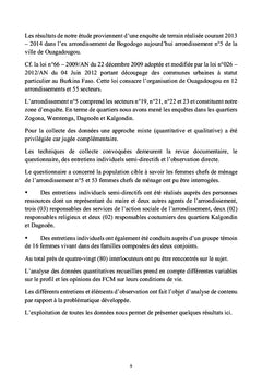 Sociologie de la femme et du genre au Burkina Faso