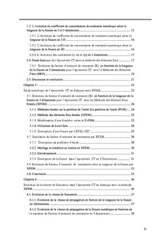 Modélisation numérique par les méthodes XFEM et MEF