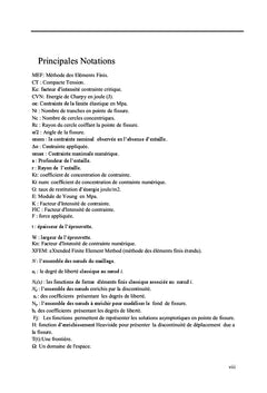 Modélisation numérique par les méthodes XFEM et MEF