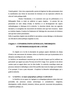 Mouvements de résistance et culture politique en R.D.Congo