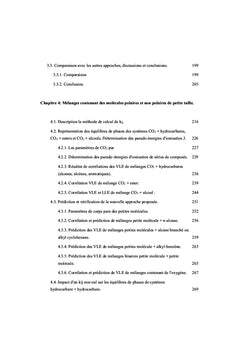 Etudes expérimentales et modélisation thermodynamique par GC-SAFT