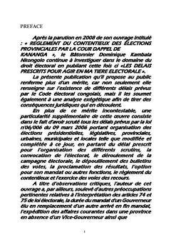 Les délais préscrits pour agir en matière électorale