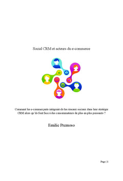 Le Social CRM et les acteurs du e-commerce