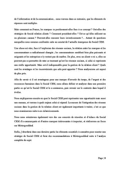 Le Social CRM et les acteurs du e-commerce