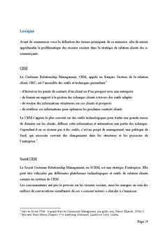 Le Social CRM et les acteurs du e-commerce
