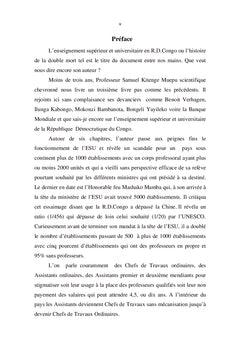 Enseignement supérieur et universitaire en R. D. Congo