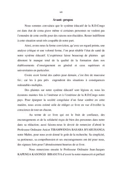 Enseignement supérieur et universitaire en R. D. Congo