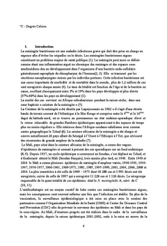 Aspects bactériologique et épidémiologique de la méningite bactérienne