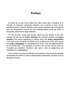Aspects de la musique et de l'enseignement musical au Brésil