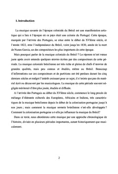 Aspects de la musique et de l'enseignement musical au Brésil