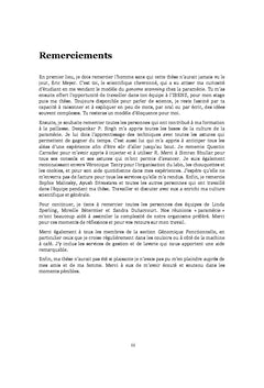 Etude de la sterilite des hybrides chez Paramecium tetraurelia