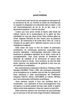 L'Assomption d'une destinee responsable