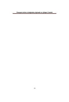 Transport aérien et intégration régionale en Afrique Centrale