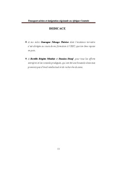 Transport aérien et intégration régionale en Afrique Centrale