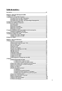 Responsabilité Sociale de l'Entreprise: aspects théoriques