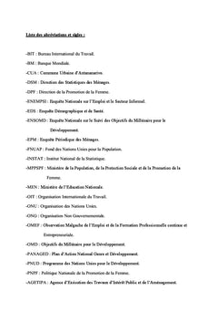 Le niveau d'instruction et la quête d'emploi