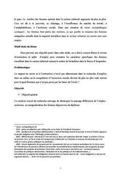 Le niveau d'instruction et la quête d'emploi