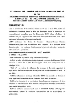 La Guerre de 6 jours à Kisangani entre les armées