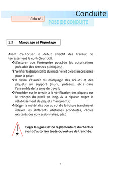 Guide pratique du conducteur des travaux hydrauliques