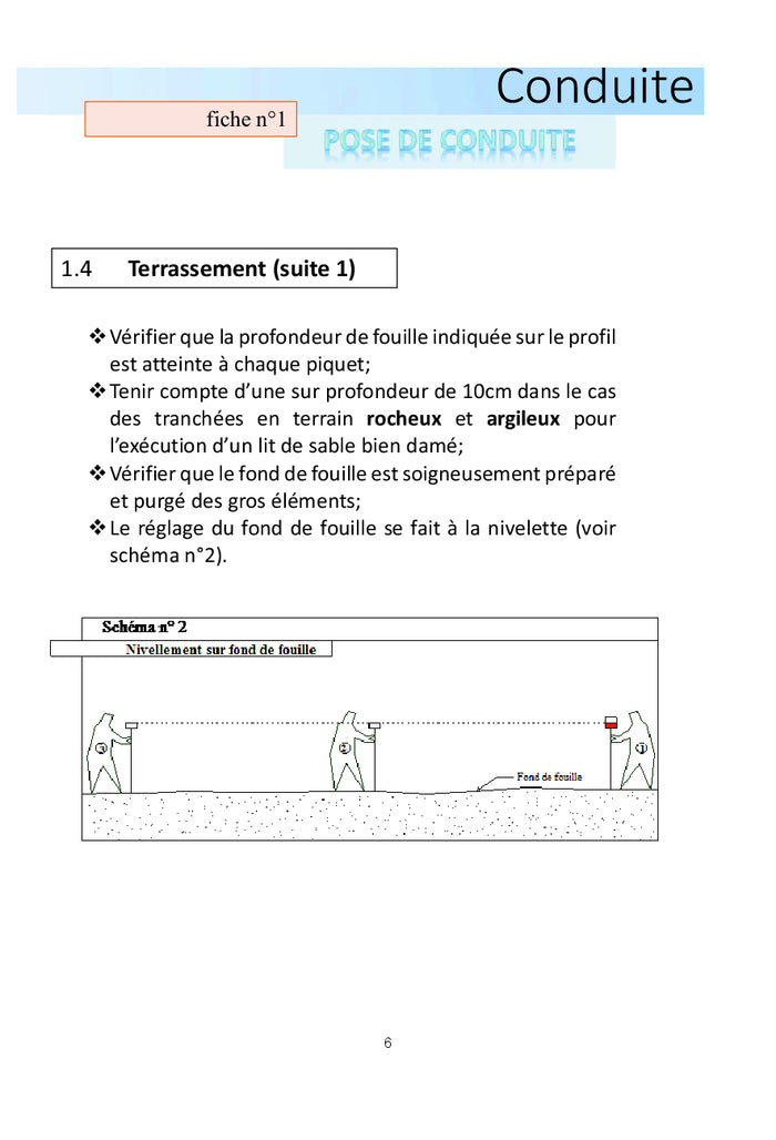 Guide pratique du conducteur des travaux hydrauliques