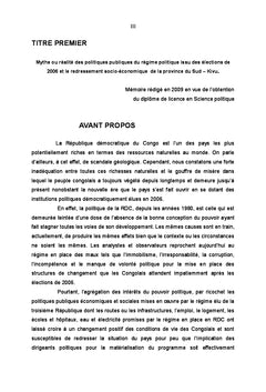 L'agir socio-politique et l'impératif pour un changement en RDC