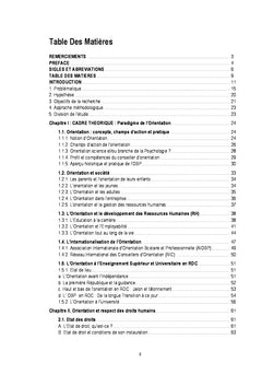 Orientation et bonne gouvernance à l'ESU en RD Congo