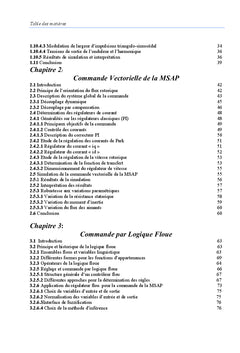 Commande intelligente d'une machine synchrone à aimant permanent