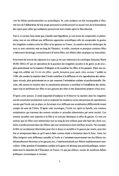 Le genre et les filières atypiques