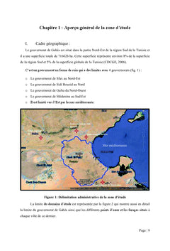 Etude de la relation entre la nappe du CI et la nappe de la Djeffara