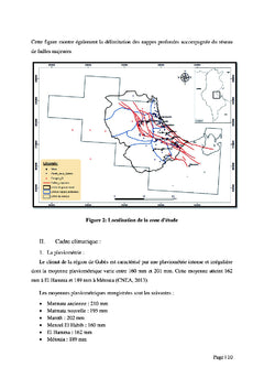 Etude de la relation entre la nappe du CI et la nappe de la Djeffara
