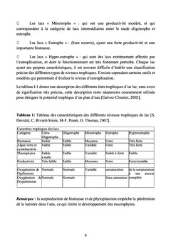 Techniques d'aération pour la lutte contre l'eutrophisation des lacs