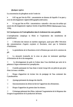 Techniques d'aération pour la lutte contre l'eutrophisation des lacs