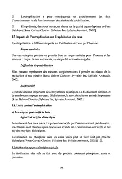 Techniques d'aération pour la lutte contre l'eutrophisation des lacs