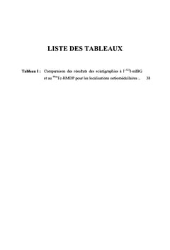 Neuroblastome : apport de l'imagerie scintigraphique à l'123I-mIBG