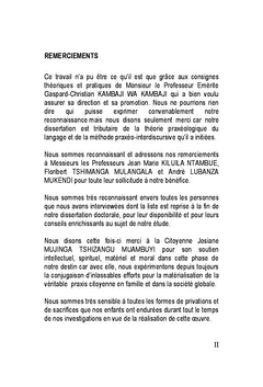 Elargissement de la praxéologie kambajienne à la théo-discursivité