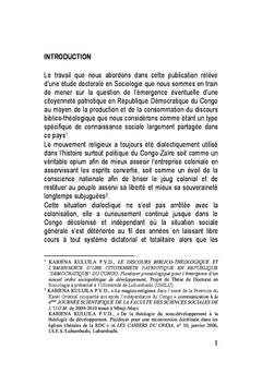 Elargissement de la praxéologie kambajienne à la théo-discursivité