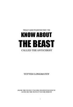 What God Wanted You to Know about the Beast Called the Antichrist