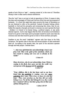 What God Wanted You to Know about the Beast Called the Antichrist