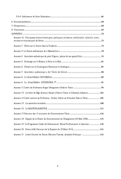 Analyse holistique des ruptures politiques en Afrique: Cas du Bénin