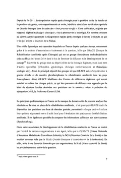 La Réhabilitation Améliorée Après Chirurgie