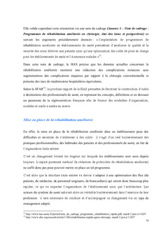 La Réhabilitation Améliorée Après Chirurgie