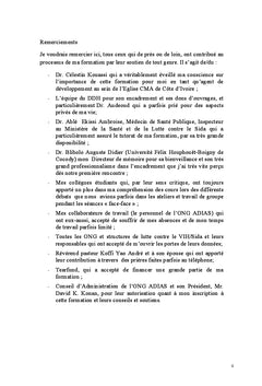 Implication de la famille dans la prise en charge