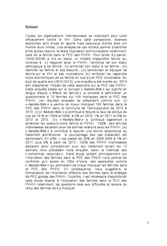 Implication de la famille dans la prise en charge