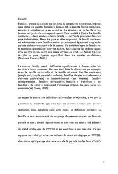 Implication de la famille dans la prise en charge