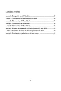 Meilleures pratiques des coopératives agricoles positivement déviantes