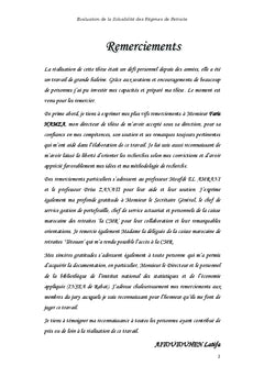 Solvabilité des Régimes de Retraite