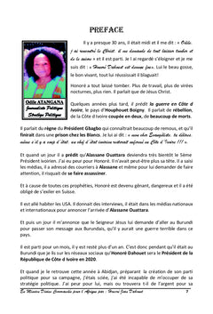 La grâce d'être en mission divine commandée en Afrique