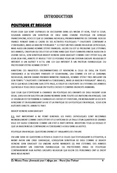 La grâce d'être en mission divine commandée en Afrique