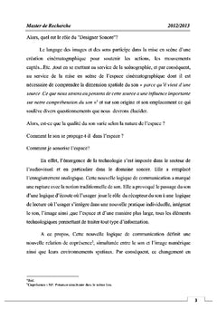 Le Design Sonore pilier de l'évolution spatiale